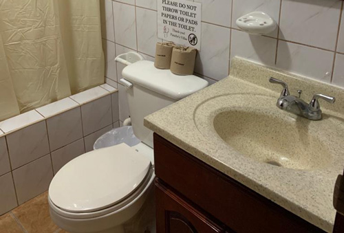 Lower flat front room